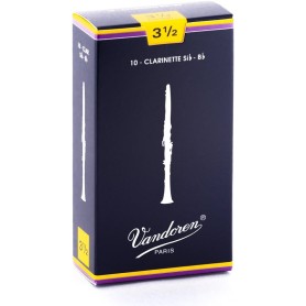 10 Ance Clarinetto Vandoren Traditional Sib n.3,5 paradisesound strumenti musicali on line