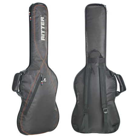 Borsa per basso elettrico Nera/Rossa RITTER RGP2-B/BRD paradisesound strumenti musicali on line