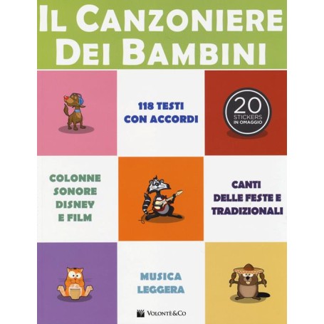 CANZONIERE DEI BAMBINI paradisesound strumenti musicali on line