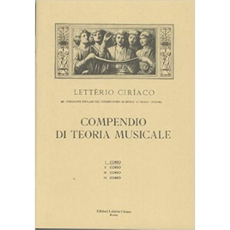 Ciriaco Compendio di Teoria Musicale 1 Corso paradisesound strumenti musicali on line