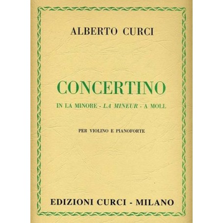 CONCERTINO IN LA MINORE DI CURCI paradisesound strumenti musicali on line