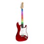 Chitarra Elettrica Eko S-300 Chrome Red Con Visual Note paradisesound strumenti musicali on line