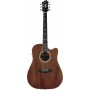 Chitarra Acustica Dreadnought HAGSTROM Mora II Ce Natural paradisesound strumenti musicali on line