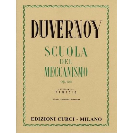 SCUOLA DEL MECCANISMO 120 DUVERNOY paradisesound strumenti musicali on line