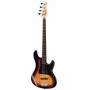 BASSO ELETTRICO CORT GB34JJ 3 TONE SUNBURST paradisesound strumenti musicali on line