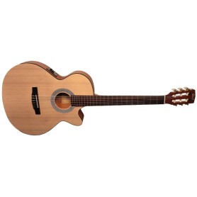 CHITARRA CLASSICA ELETTRIFICATA CUTAWAY CORT CEC1 NATURAL paradisesound strumenti musicali on line