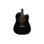 Chitarra Acustica Cort Ad880Ce Black con Borsa paradisesound strumenti musicali on line