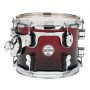 Batteria Acustica PDP by DW Shellset Concept Maple Red to Black Sparkle paradisesound strumenti musicali on line