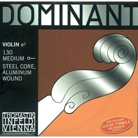 Corda Mi per violino Thomastik 130 Dominant medium paradisesound strumenti musicali on line