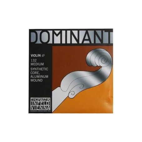 Corda Re per violino Thomastik 132 Dominant medium paradisesound strumenti musicali on line