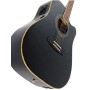 Chitarra Acustica Cort Ad880Ce Black con Borsa paradisesound strumenti musicali on line