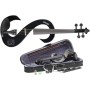 Violino 4/4 elettrico Stagg EVN/MBK Black sparlkle paradisesound strumenti musicali on line