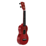 UKULELE SOTTILE SOPRANO MAHALO RED