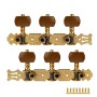 Meccaniche per Chitarra Classica ALICE Placcate Oro 18K con Lyra (palette Antracite)