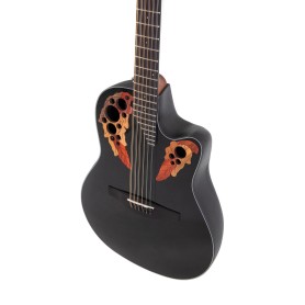 Ovation Celebrity Elite Mid Cutaway Black paradisesound strumenti musicali on line