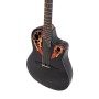 Ovation Celebrity Elite Mid Cutaway Black paradisesound strumenti musicali on line