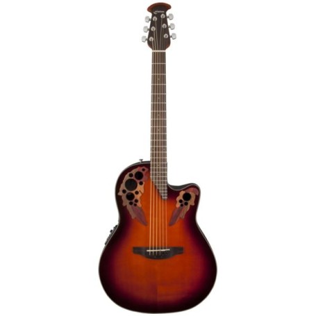 Ovation Celebrity Elite Mid Cutaway Sunburst paradisesound strumenti musicali on line