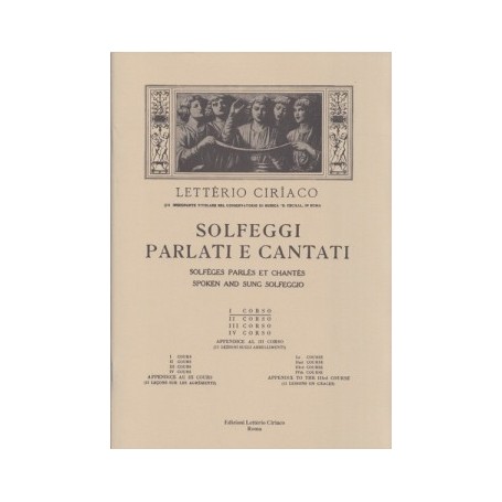 Ciriaco solfeggi parlati e cantati 1° corso paradisesound strumenti musicali on line