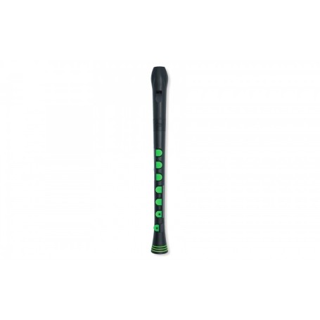 Flauto dolce Nuvo recorder+ diteg. tedesca - Nero/Verde paradisesound strumenti musicali on line