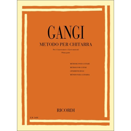 Gangi - Metodo Per Chitarra Parte I paradisesound strumenti musicali on line