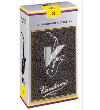 10 Ance Sax Contralto Vandoren V12 n.3 paradisesound strumenti musicali on line