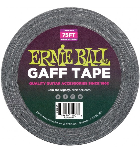 NASTRO ADESIVO ERNIE BALL 4007 GAFF TAPE (75 FT.) paradisesound strumenti musicali on line