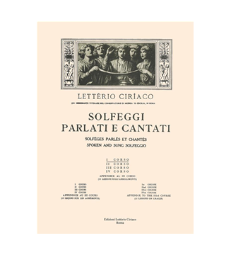 CIRIACO SOLFEGGI PARLATI E CANTATI PRIMO CORSO - PARTE PRIMA paradisesound strumenti musicali on line