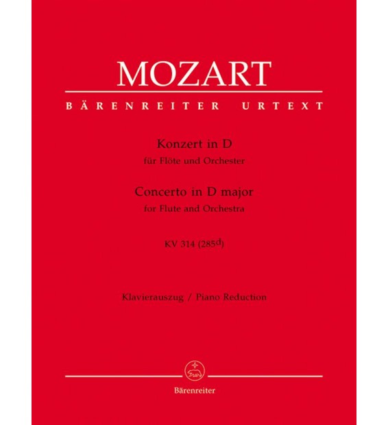 Mozart Flute Concerto In D K.314 paradisesound strumenti musicali on line