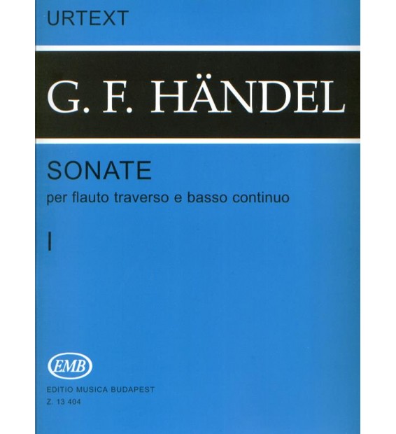 Handel Sonate per flauto dolce e basso continuo I paradisesound strumenti musicali on line