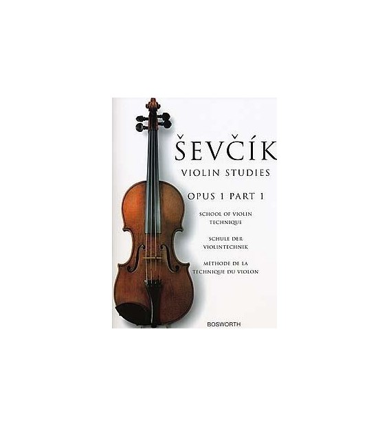 Sevcik Opus 1 Part 1School Of Violin Technique, Opus 1 Part 1 paradisesound strumenti musicali on line