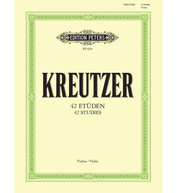 Kreutzer 42 Etudes (Caprices) paradisesound strumenti musicali on line