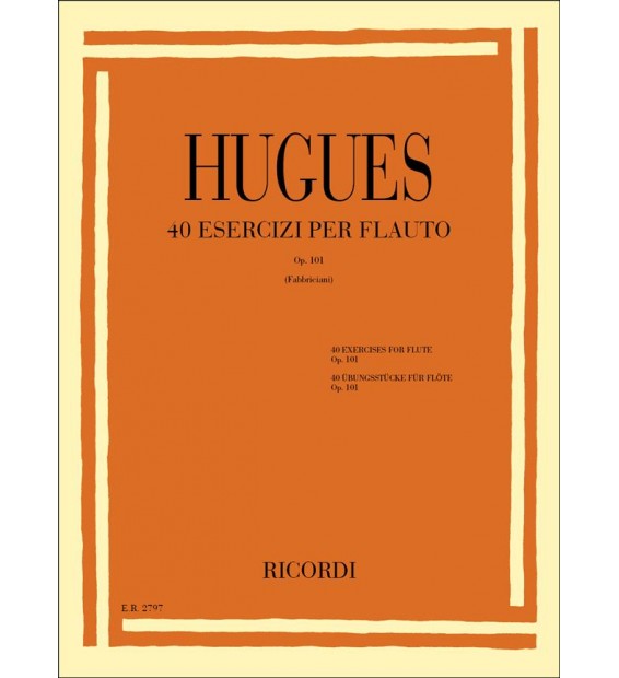 Hugues 40 esercizi op. 101 paradisesound strumenti musicali on line