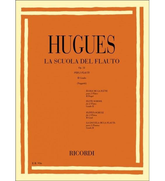 HUGUES LA SCUOLA DEL FLAUTO II GRADO paradisesound strumenti musicali on line