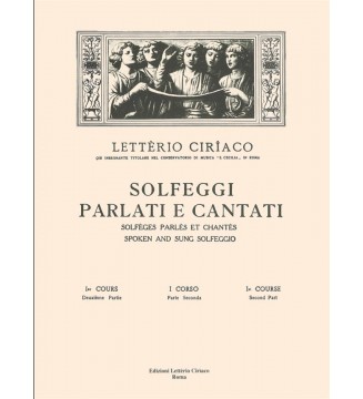 CIRIACO SOLFEGGI PARLATI E CANTATI SECONDO CORSO paradisesound strumenti musicali on line