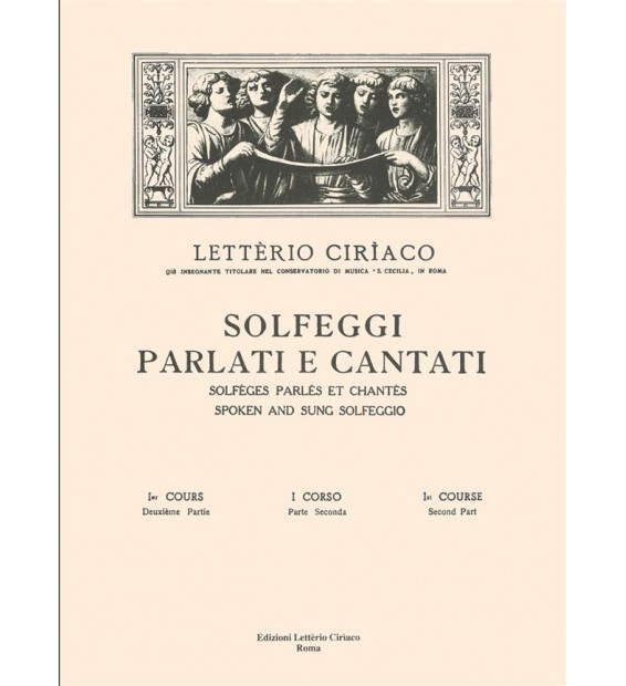 CIRIACO SOLFEGGI PARLATI E CANTATI SECONDO CORSO paradisesound strumenti musicali on line