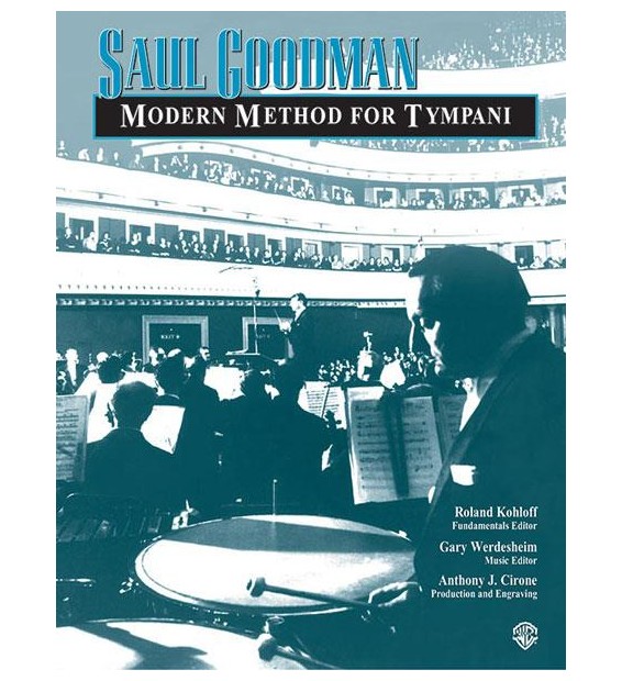 Saul Goodman: Modern Method for Timpani paradisesound strumenti musicali on line