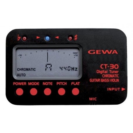 GEWA CT-30 CHROMATIC TUNER paradisesound strumenti musicali on line