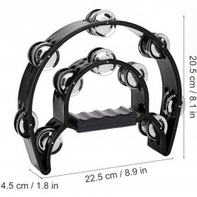 Cembalo mezzaluna nero ffalstaff paradisesound strumenti musicali on line