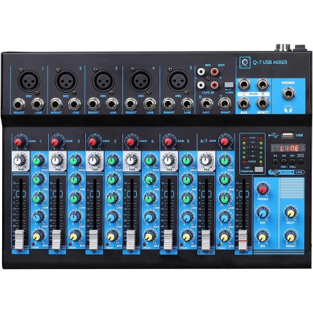 MIXER Q7 MK2 USB paradisesound strumenti musicali on line