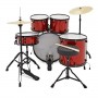 BATTERIA ACUSTICA JUNIOR OQAN QPA-5 RED paradisesound strumenti musicali on line