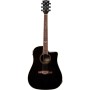 Chitarra Acustica Eko NXT D100CE SEE THROUGH BLACK paradisesound strumenti musicali on line