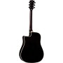 Chitarra Acustica Eko NXT D100CE SEE THROUGH BLACK paradisesound strumenti musicali on line