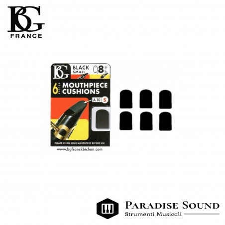 Salvabocchino Piccolo spess. 0,8 mm - Nero (6 pezzi) BG A10S paradisesound strumenti musicali on line