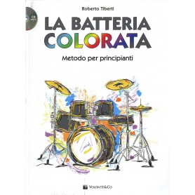 La Batteria Colorata con Cd paradisesound strumenti musicali on line