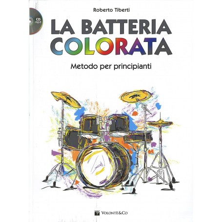 La Batteria Colorata con Cd paradisesound strumenti musicali on line