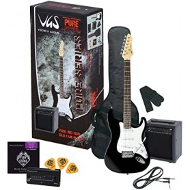 Chitarra Elettrica Pack Vgs Rc-100 3 Tone Black paradisesound strumenti musicali on line