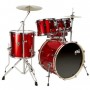 BATTERIA ACUSTICA DS DRUM DSX2251 CANDY RED SPARKLE paradisesound strumenti musicali on line