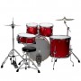 BATTERIA ACUSTICA DS DRUM DSX2251 CANDY RED SPARKLE paradisesound strumenti musicali on line