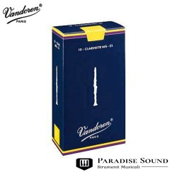 10 Ance Clarinetto Vandoren Traditional in Sib n.2,5 paradisesound strumenti musicali on line