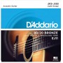 Set corde per chitarra acustica D'ADDARIO EJ11 paradisesound strumenti musicali on line